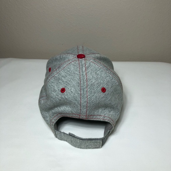 Disney Men's Cotton Mickey Mouse Dad Fan Adjustable Gray Red Black Baseball Cap - Picture 12 of 13